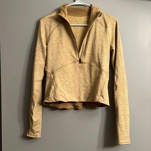 Lululemon Yellow Zip-up